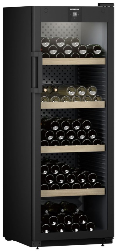 Винный шкаф Liebherr WPbl 5001-20 001, с замком, инверторный компрессор, черный фото 1
