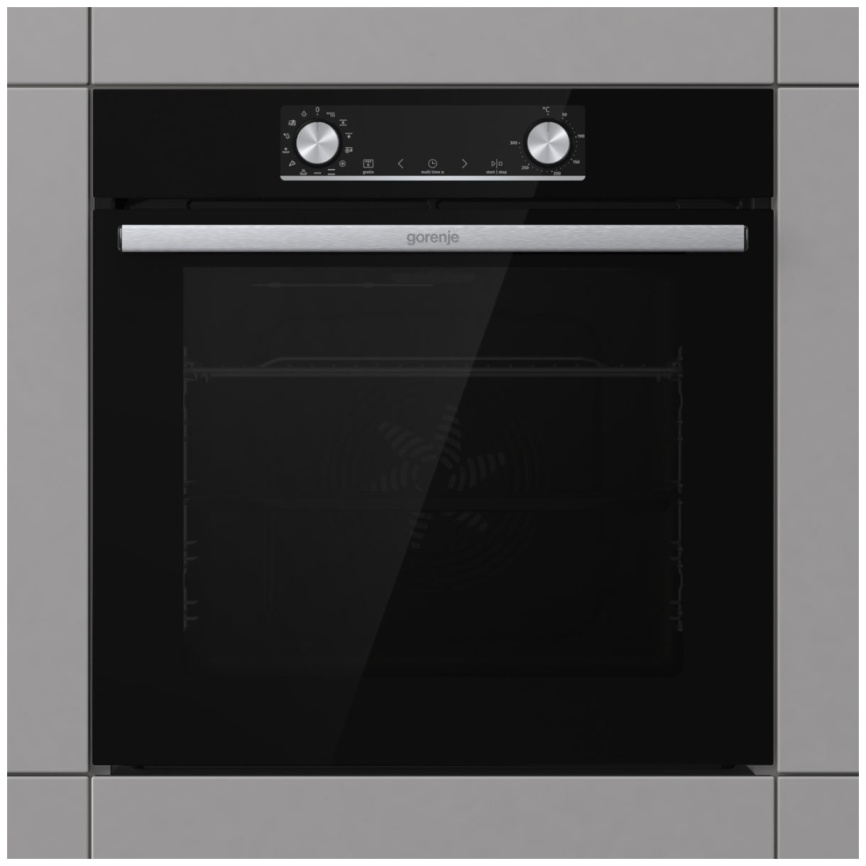 Электрический духовой шкаф Gorenje BOX6737E01BG 59 см, 77 л, гриль и конвекция, черный фото 3