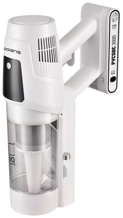 Пылесос вертикальный Polaris PVCSDC 3000 WIFI IQ Home белый фото 3
