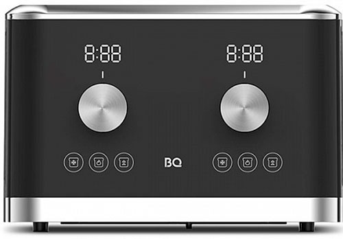 Тостер BQ T4000, cтальной/черный фото 3