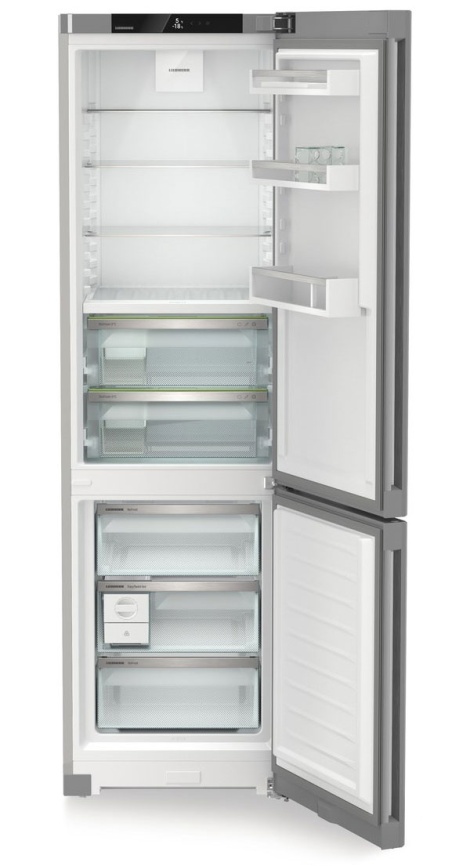 Двухкамерный холодильник Liebherr CBNsfc 57vi-22 001 No frost, серебристый фото 8