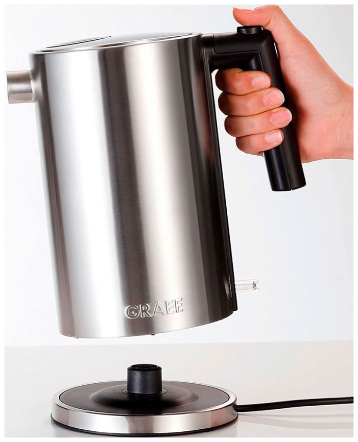 Чайник электрический Graef WK 600 Edelstahl, нержавеющая сталь фото 3