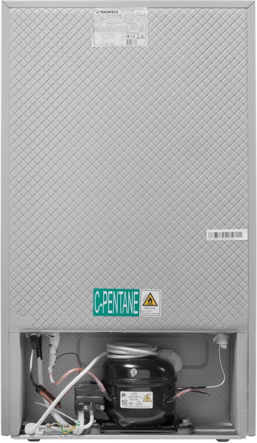 Однокамерный холодильник Maunfeld MFF83SL, серебристый фото 15