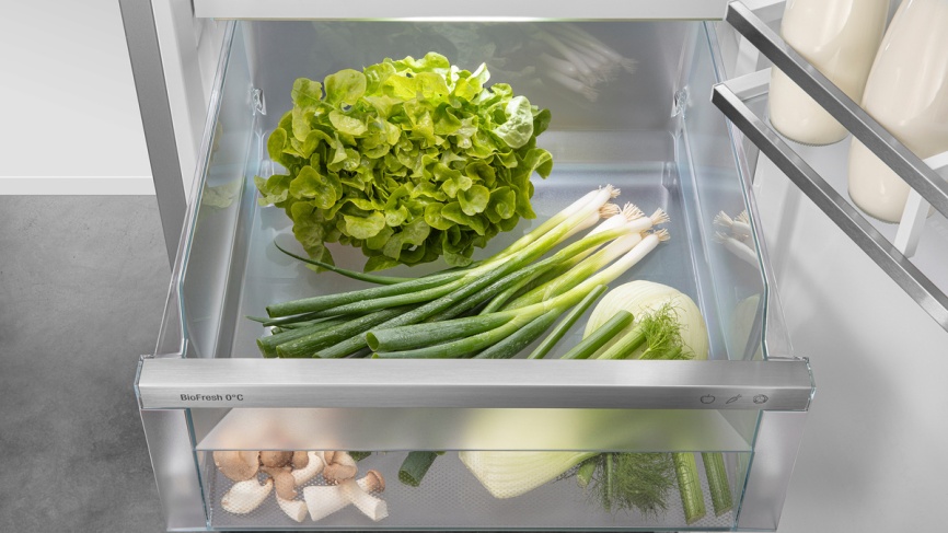 Двухкамерный холодильник Liebherr CBNsdc 573i-22 001 BioFresh No frost, серебристый фото 12