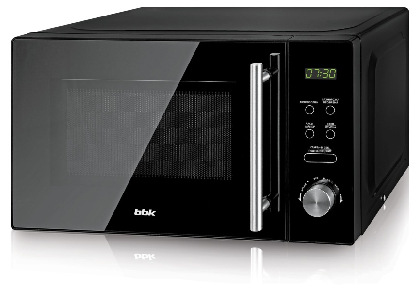Микроволновая печь - СВЧ BBK 20 MWS-722 T/B-M чёрный фото 1