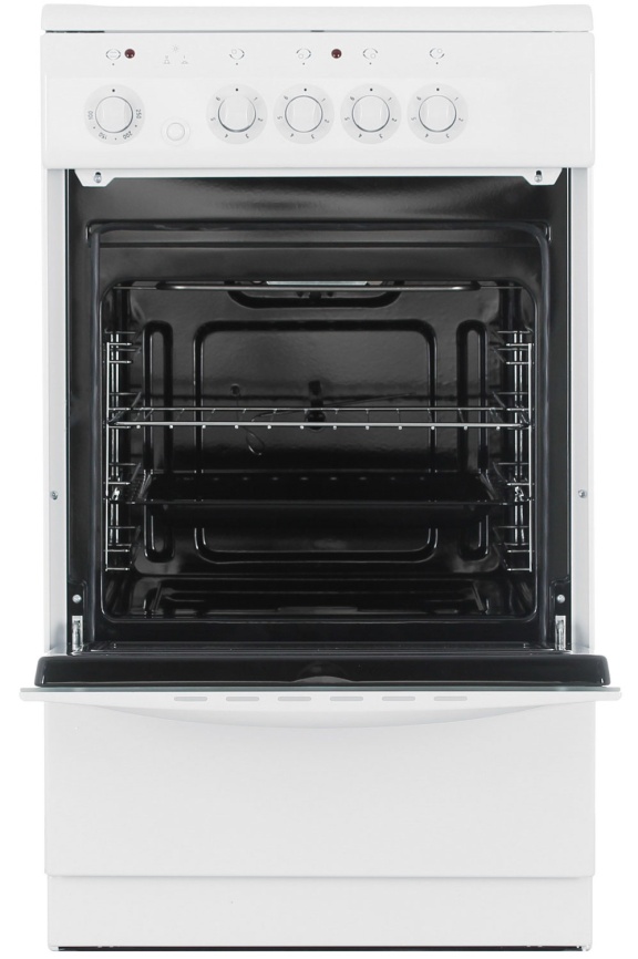 Электроплита De luxe 506004.04 эс 50 см, 54 л, 4 конфорки, белый фото 8