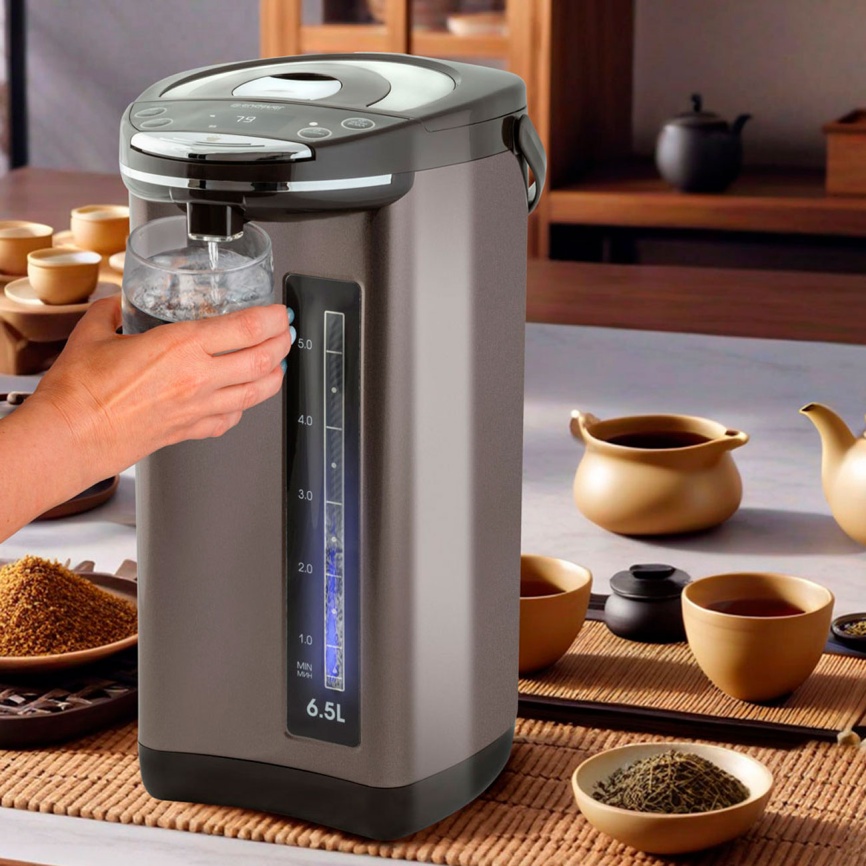 Термопот Endever Altea-2095, коричневый/черный фото 7