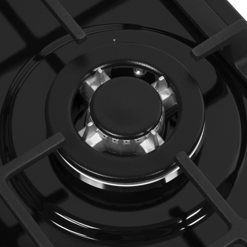 Газовая варочная панель Maunfeld EGHE.43.33 CB/G 44 см, 3 конфорки электроподжиг газконтроль, черный фото 3