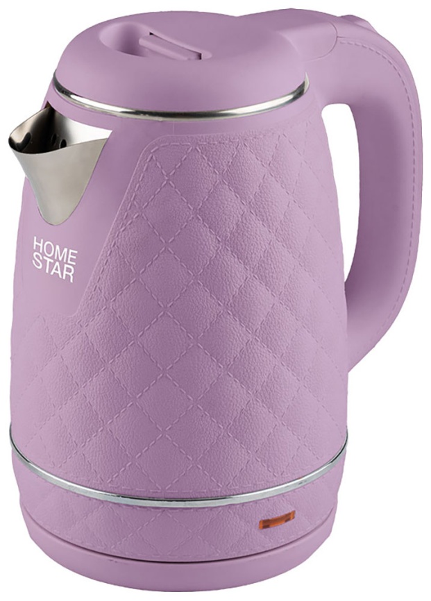 Чайник электрический Homestar HS-1007, 1.7 л, лиловый фото 1