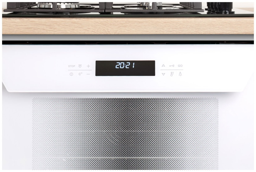 Электрический духовой шкаф Gefest ЭДВ ДА 612-04 Б 59 см, 55 л гриль конвекция, белый фото 3