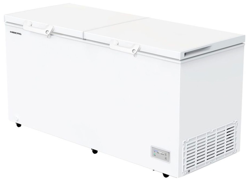 Морозильный ларь Hiberg PF 56L2W B 560 л, белый фото 2