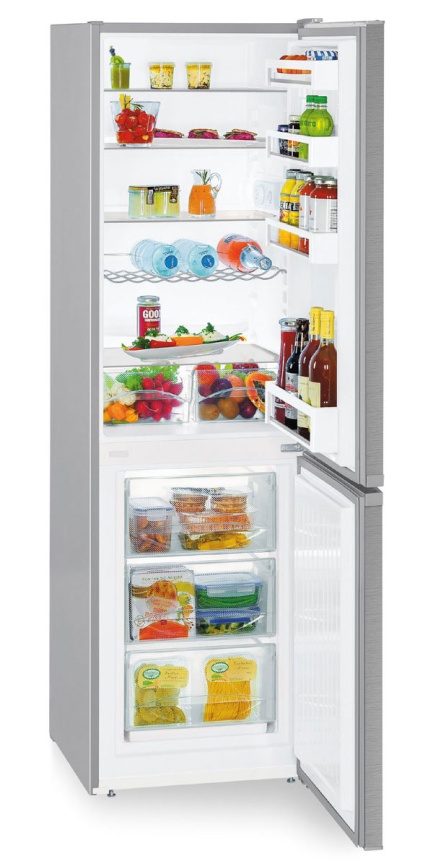 Двухкамерный холодильник Liebherr CUefe 3331-26 001, серебристый фото 2