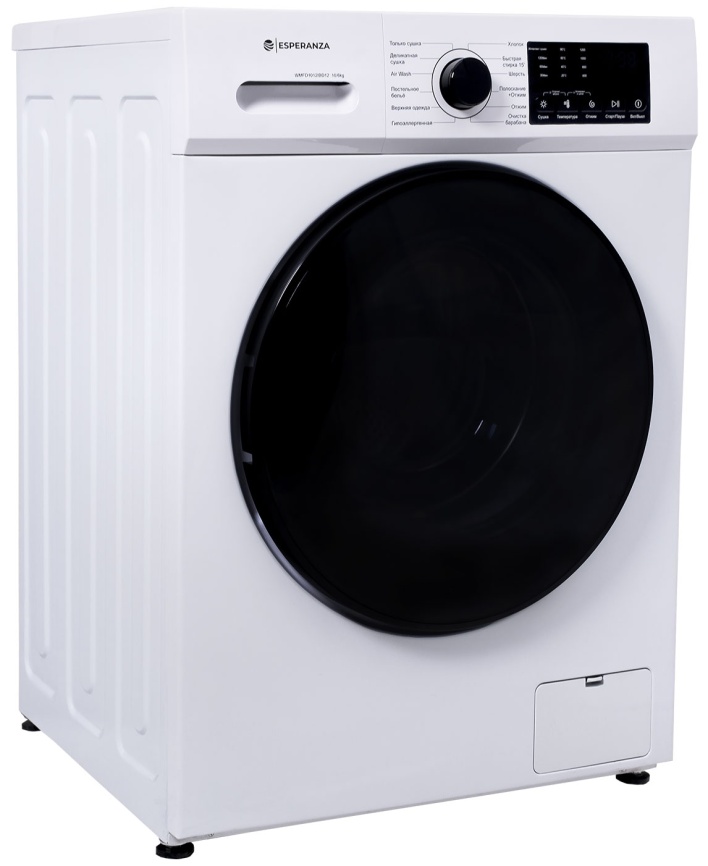 Стиральная машина с сушкой Esperanza WMFD1012IBD12 10,5 кг, белый фото 4