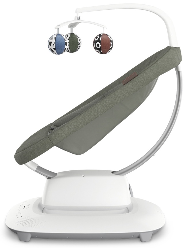 Шезлонг для новорожденных UPPAbaby (4moms) Mamaroo Camila - Dark Green Melange (2001-MRO-EU-CAM) фото 4