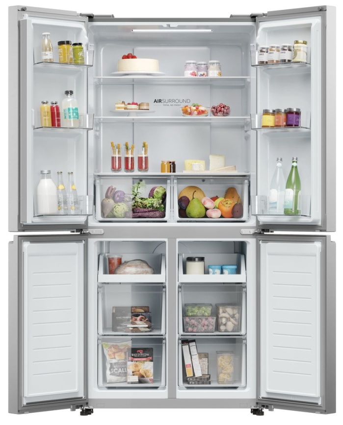 Многокамерный холодильник Haier HTF-425DM7RU No frost, белый фото 2