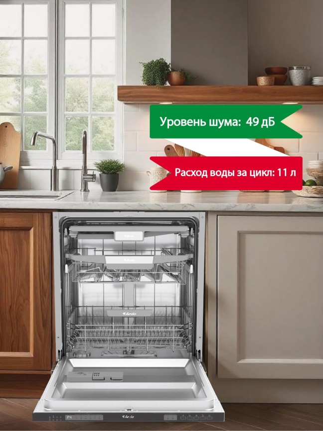 Встраиваемая посудомоечная машина Ardo DBEA14632B2 фото 10