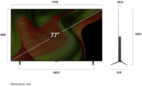 Телевизор LG OLED77B5RLA.ARUG, 77 дюймов, 4K Ultra HD, смарт ТВ, WebOS, черный фото 3