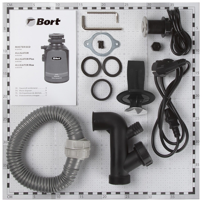 Измельчитель пищевых отходов Bort Измельчитель пищевых отходов Bort Alligator Plus 5.2 кг/мин, 750 Вт фото 5