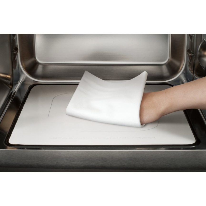 Микроволновая печь - СВЧ Caso MCG 30 Ceramic chef, серебристый фото 3