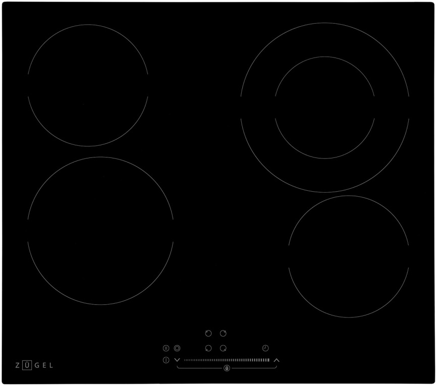 Электрическая варочная панель Zugel ZEH602B, черная фото 1