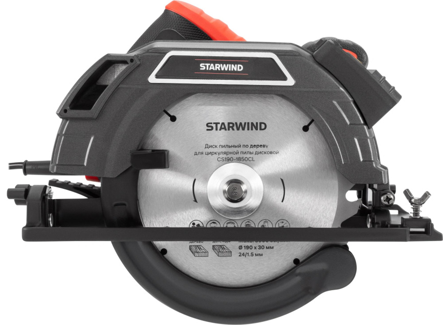 Циркулярная пила (дисковая) STARWIND CS190-1850CL фото 15