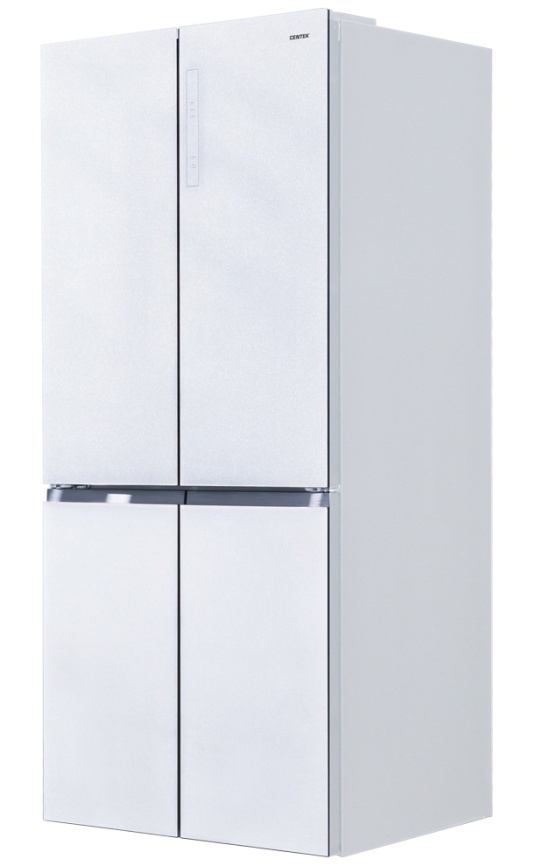 Многокамерный холодильник Centek CT-1746 NF White Glass, белый фото 4