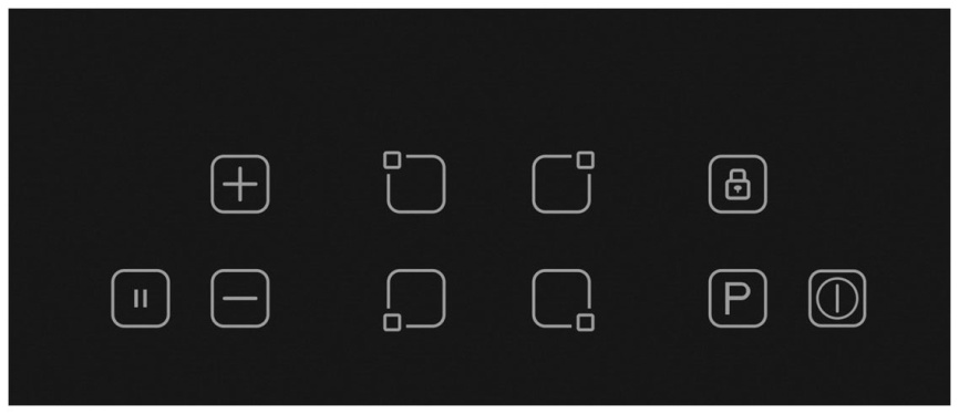 Электрическая варочная панель Jacky's JH IB66 59 см, 4 конфорки стеклокерамика, черный фото 2