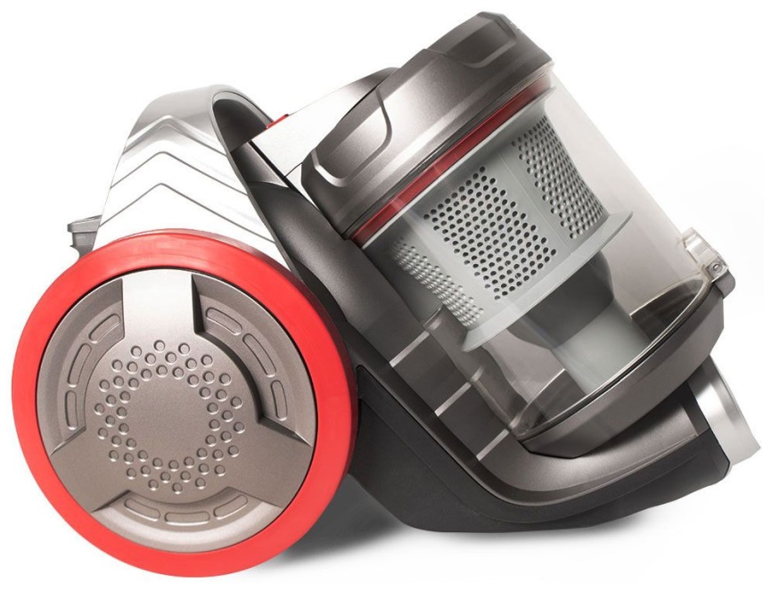 Пылесос напольный BQ VC1606C Серый-красный фото 6