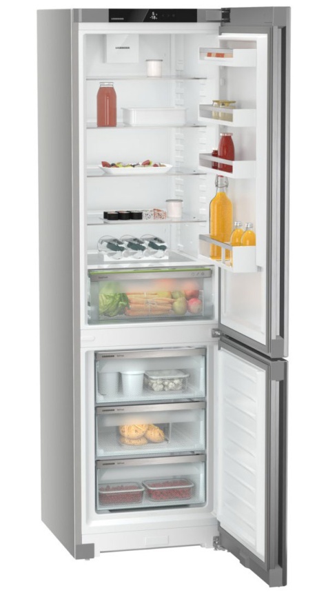 Двухкамерный холодильник Liebherr CNsff 5703-22 001 No frost, серебристый фото 2