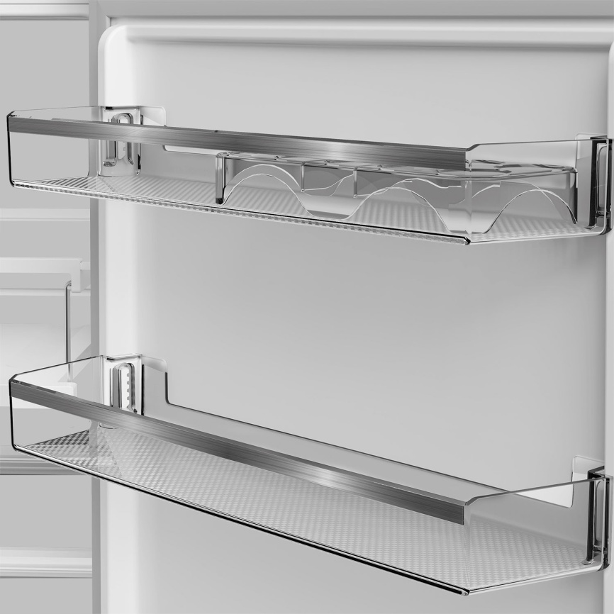 Двухкамерный холодильник Grundig GKPN66830FXD No frost, темно-серый фото 7