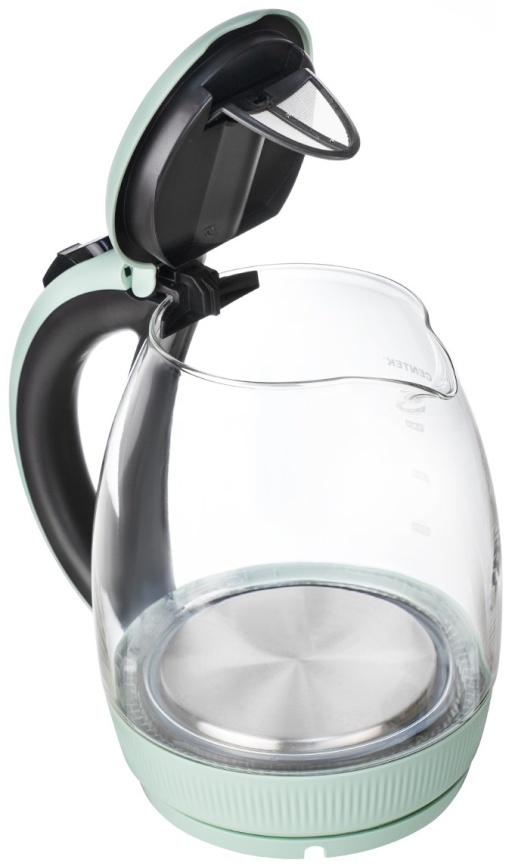Чайник электрический Centek CT-0008 MINT стекло фото 7