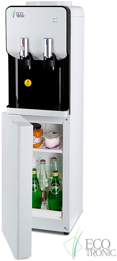 Кулер напольный Ecotronic M40-LCE white black фото 2