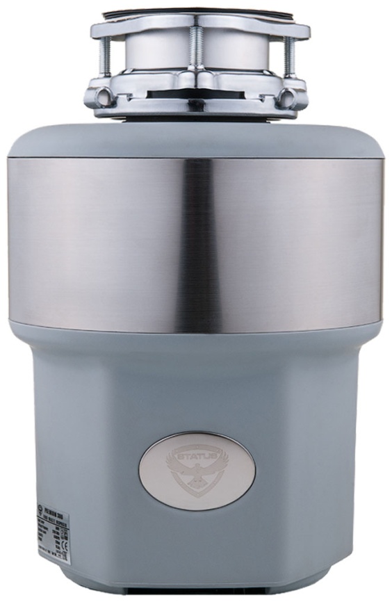 Измельчитель пищевых отходов Status индукционный PREMIUM 300 Серебристый глянцевый/серый 09810201 фото 1