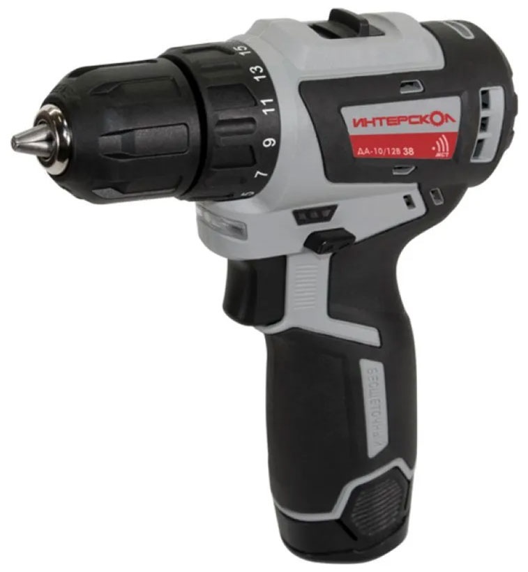 Дрель-шуруповерт Интерскол ДА-10/12В (757.2.2.43) фото 1
