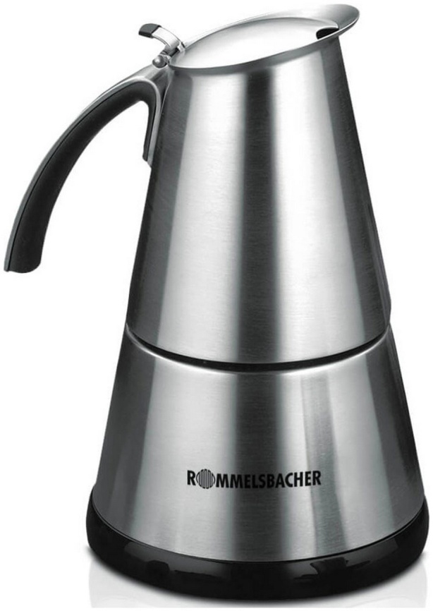 Кофеварка эспрессо Rommelsbacher EKO 364/E, нержавеющая сталь фото 1