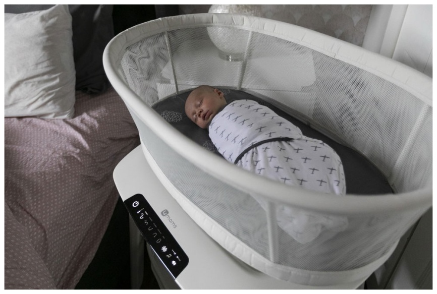 Колыбель 4moms Колыбель 4moms mamaRoo sleep 2000929 до 6 месяцев, 74 см, белый фото 9