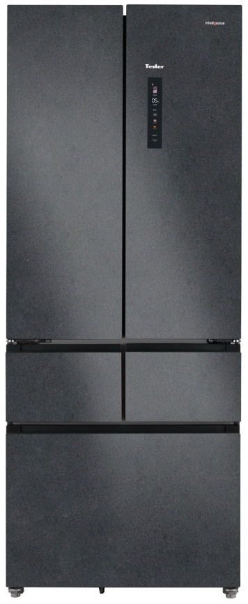 Многокамерный холодильник Tesler RFD-427BI SPARKLING GREY No frost, серый фото 1