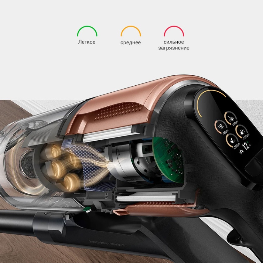 Пылесос вертикальный Dreame Z20 EU, мощность 715 Вт, аккумулятор 2850 мАч фото 22