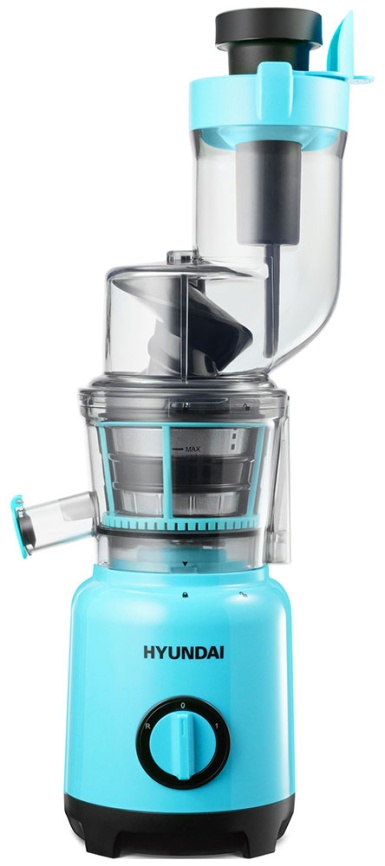 Соковыжималка шнековая Hyundai HY-JS6534, светло-синий фото 2