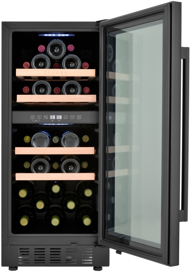 Встраиваемый винный шкаф Zugel ZCWI310DB фото 2