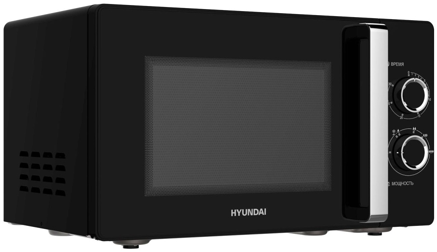 Микроволновая печь - СВЧ Hyundai HYM-M2012 (23л., 800Вт, черный/хром) фото 3