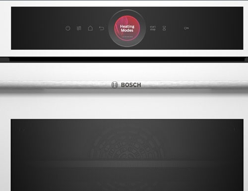 Электрический духовой шкаф Bosch CMG7241W1 59 см, 45 л гриль конвекция, белый фото 2
