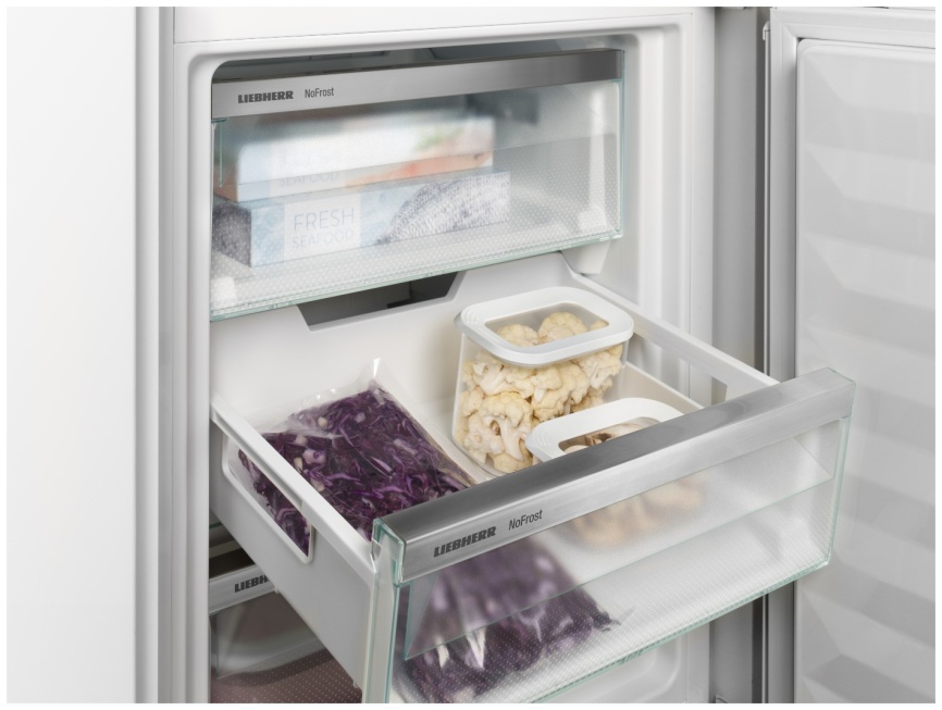 Встраиваемый двухкамерный холодильник Liebherr ICNd 5103-22 001 No frost, белый фото 17