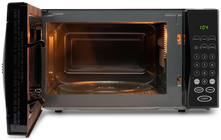 Микроволновая печь - СВЧ Starwind SMW5020, 20 л, 700 Вт, черный фото 4