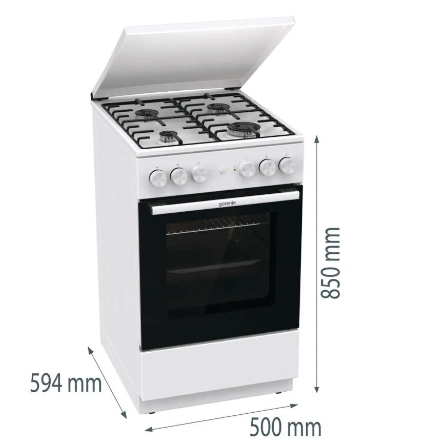 Комбинированная плита GK5A22WH 745425 GORENJE фото 9