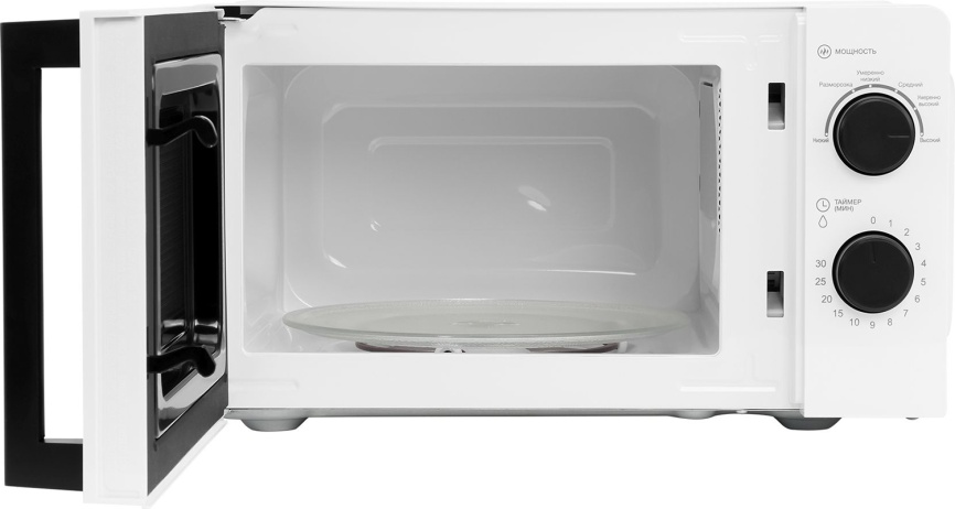 Печь свч Hyundai HYM-M2047, 20 л., 700 Вт, белый фото 3