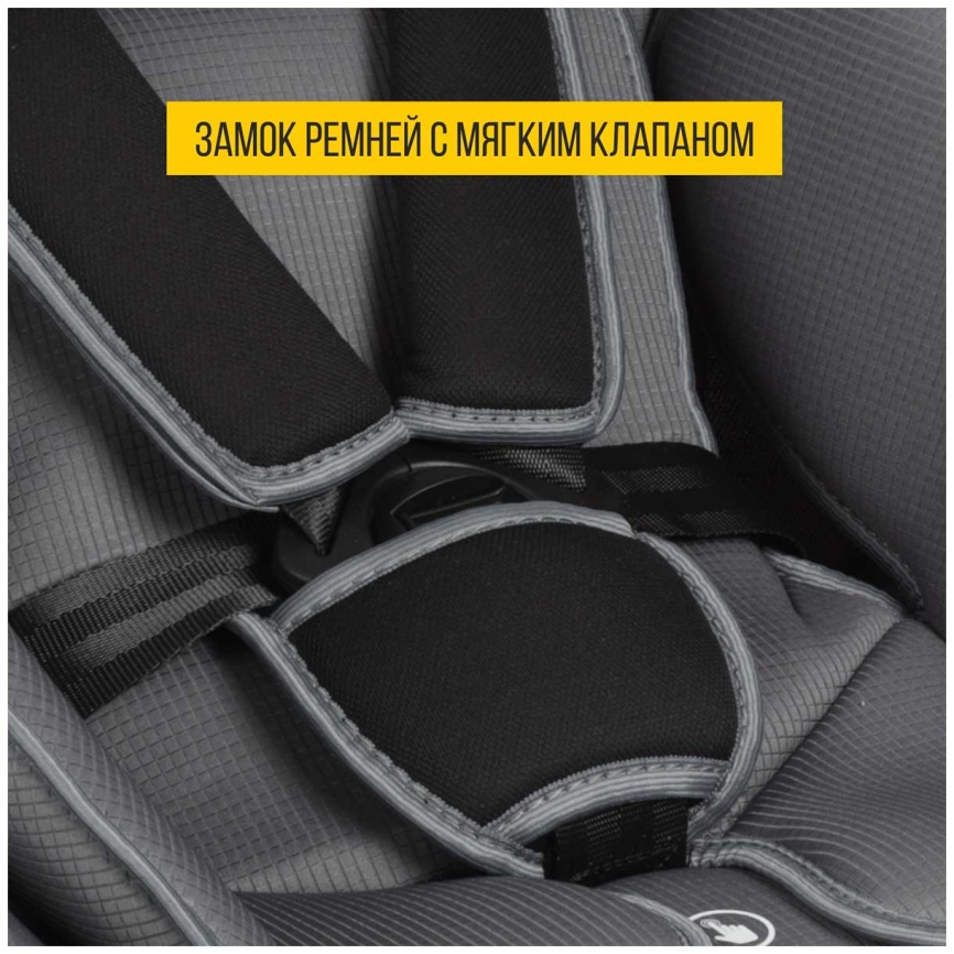 Автокресло Zlatek Cruiser Isofix Lux гр.0+/I/II/III, серый, черный (KRES3951) фото 10