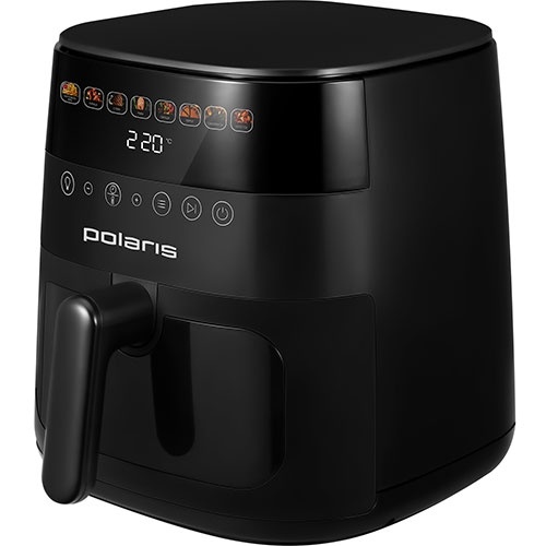 Аэрогриль Polaris PAF 6003W, WIFI, IQ Home, черный фото 2