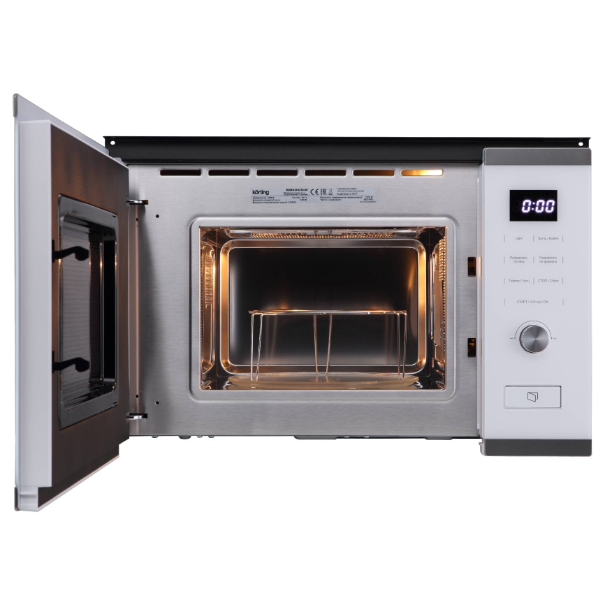Встраиваемая микроволновая печь Korting Korting KMI 820 GSCW фото 4