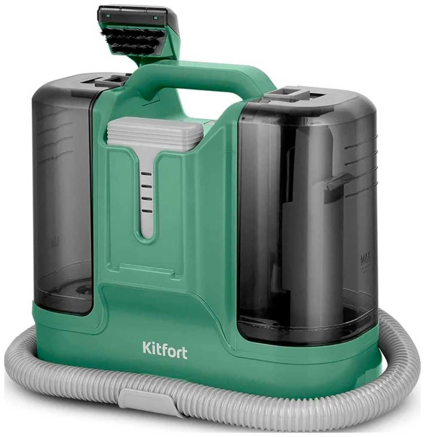 Беспроводной моющий пылесос Kitfort КТ-5217, аккумулятор 2200 мАч фото 1